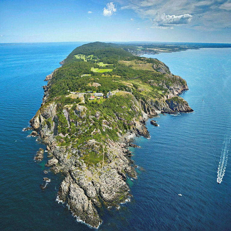 Kullaberg nature reserve (116 km). Enjoy the dramatic views of steep cliffs rising from the sea. 