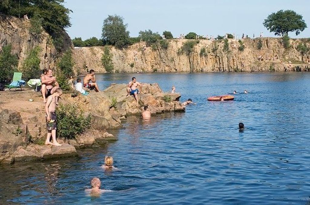A former quarry - now great for swimming! (5km)