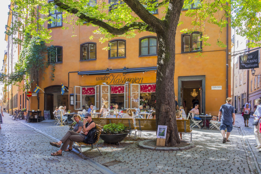 The Old Town (Gamla stan) has lot of cafés and restaurants