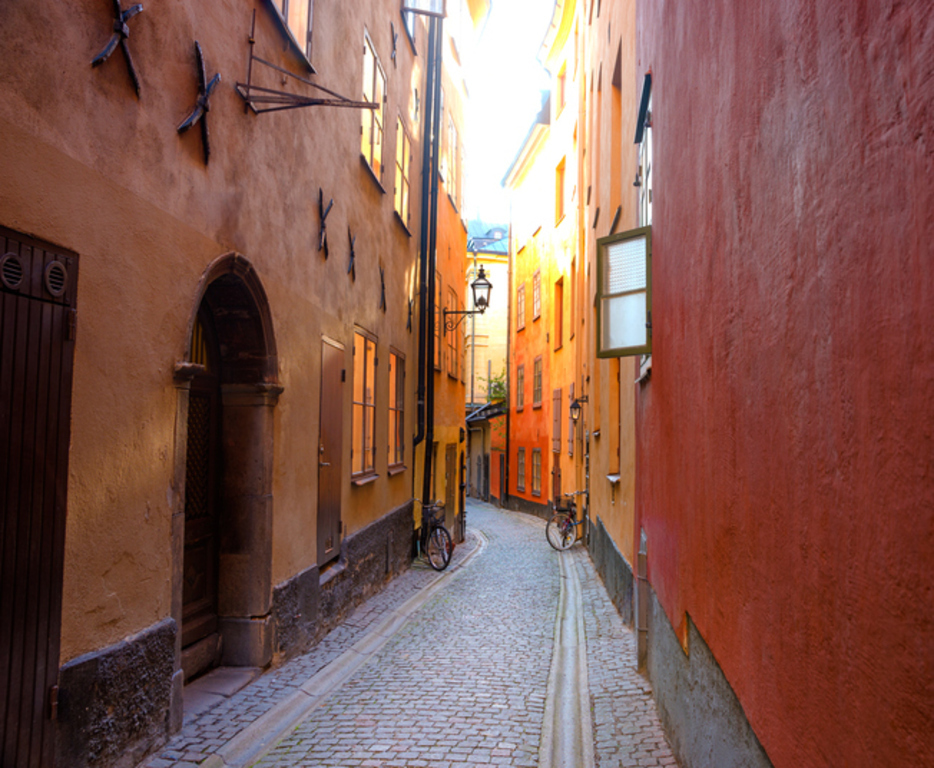 Narrow alley in the Old Town