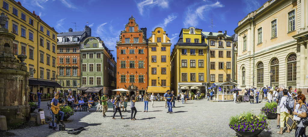 "The Big Square" (Stortorget) in The Old Town (Gamla stan)