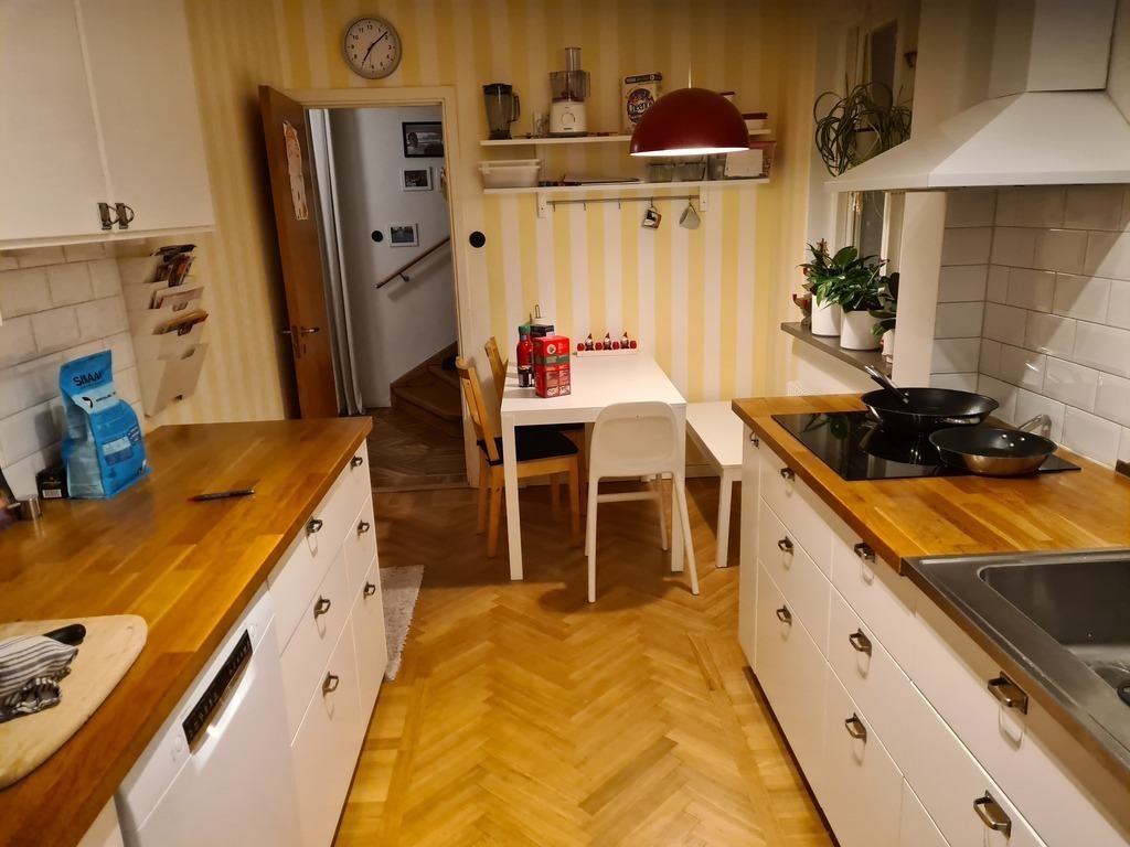 Our kitchen, ground floor. Quite small, but fully equipped