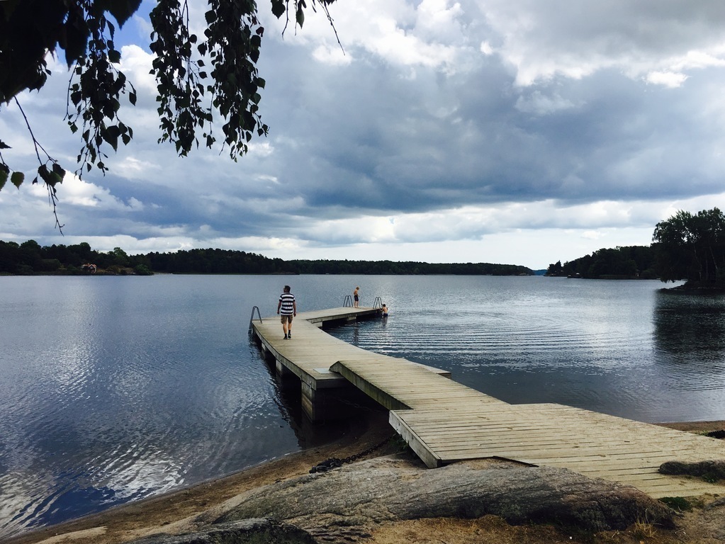 There are three nice beaches in a walking distance from our house like this one, and many more if you go by bike, bus or car