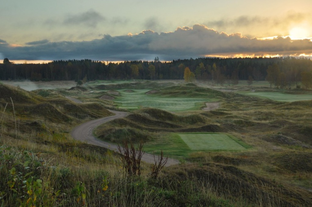 Sand Golf, one of Swedens best golf courses - very close to our house.
