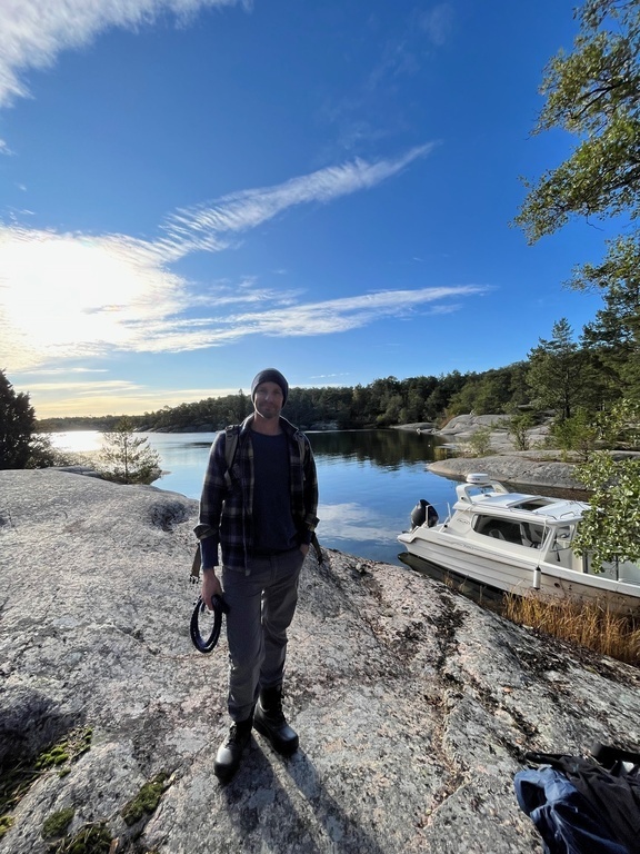 One of the thousand islands in the archipelago