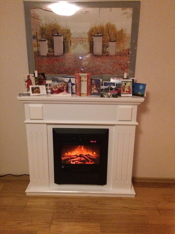 Our electronic fireplace