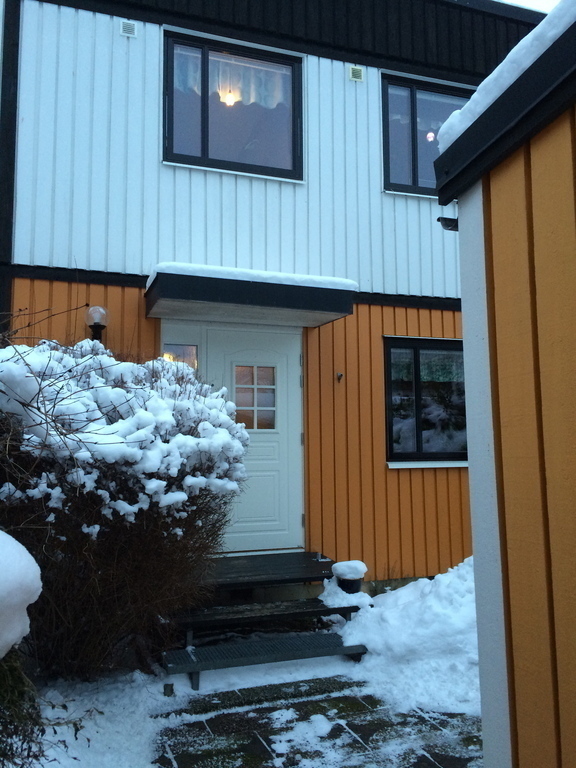 The house at wintertime