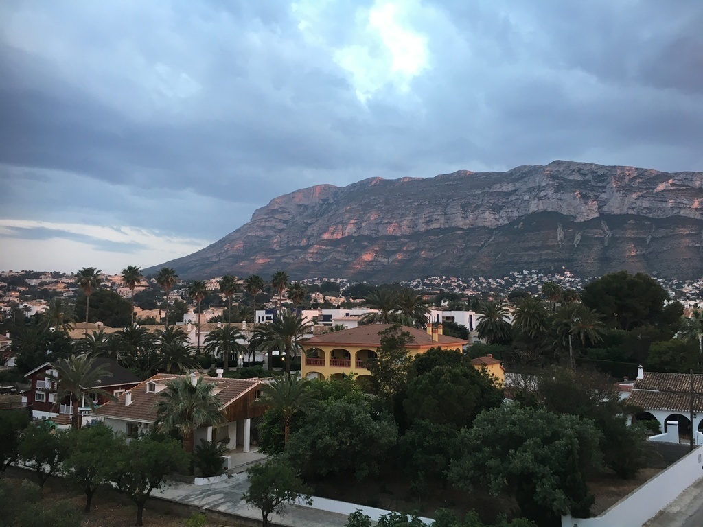 View over montgo mountain in Denia 