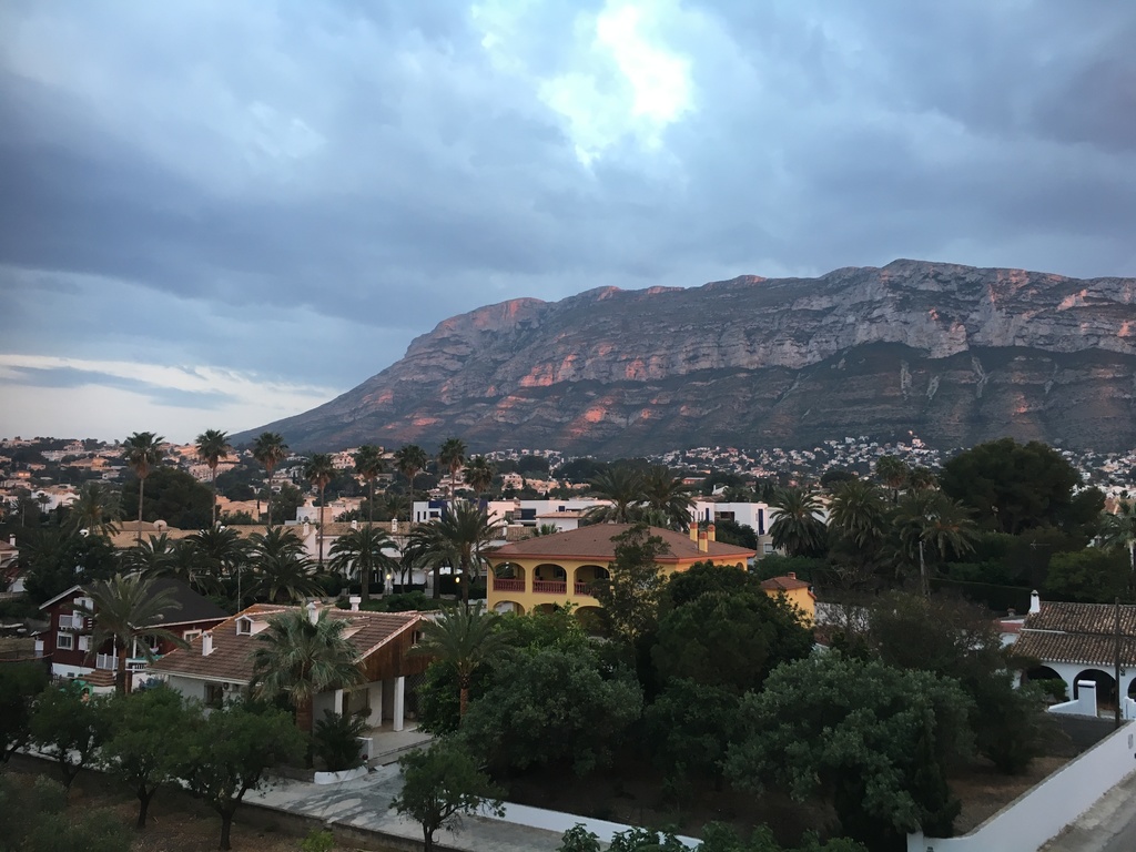 View over montgo mountain in Denia 