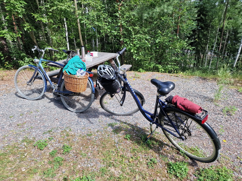 In our area is a lot of bycycling paths and ways this day we did a 80km bicykle tour