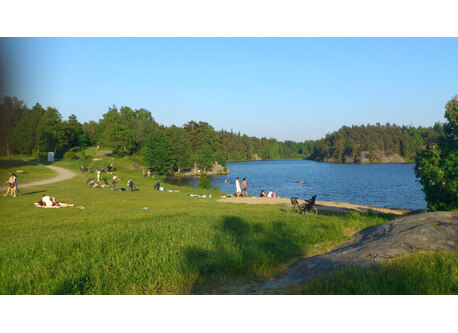 Söderbysjön, 10 minute walk from our place