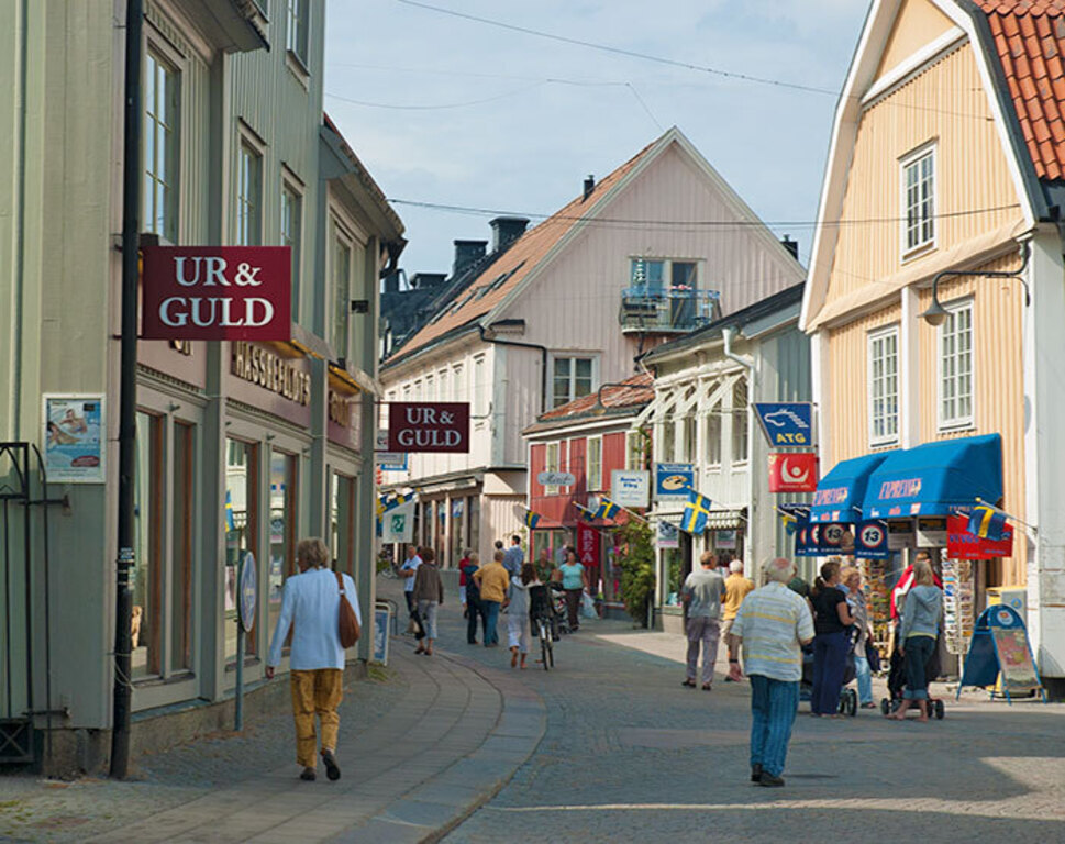 Town of Norrtälje (20-minute drive from Svensboda)