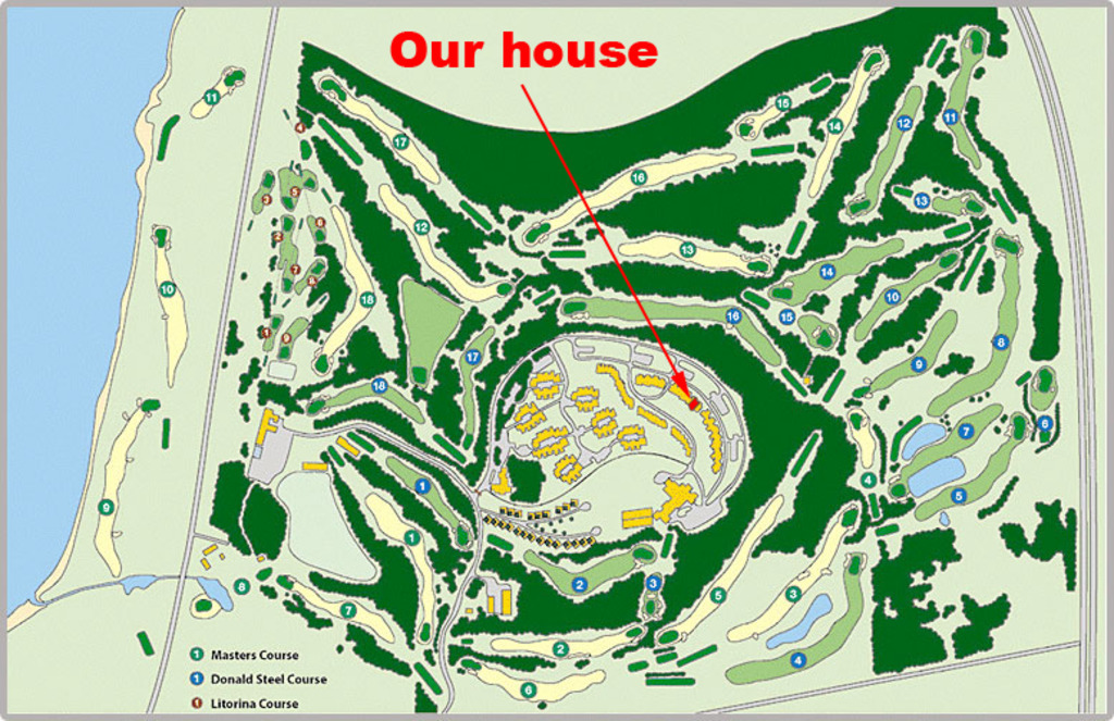 Barsebäck Golf & Country Club, course layouts