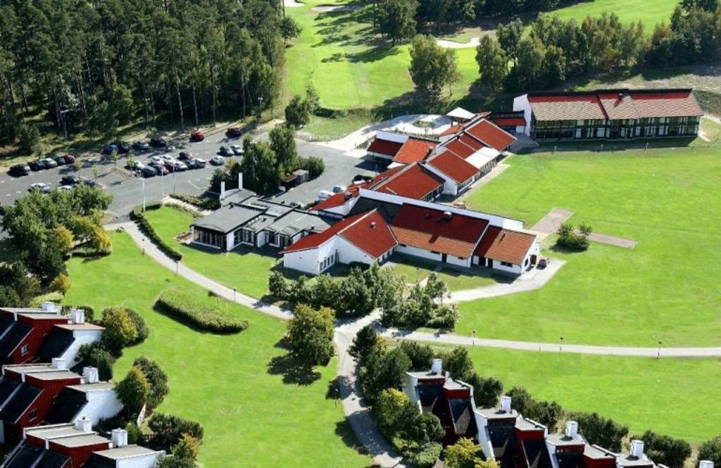 The conference center with restaurant and fitness/gym