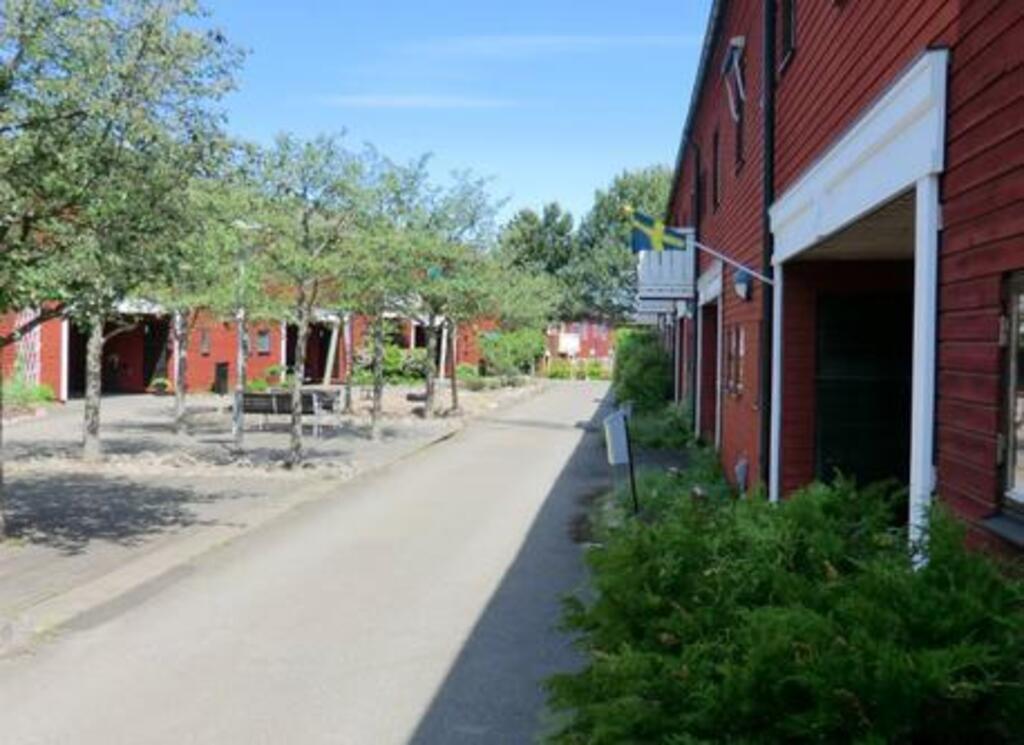 Our street facing our house and carport
