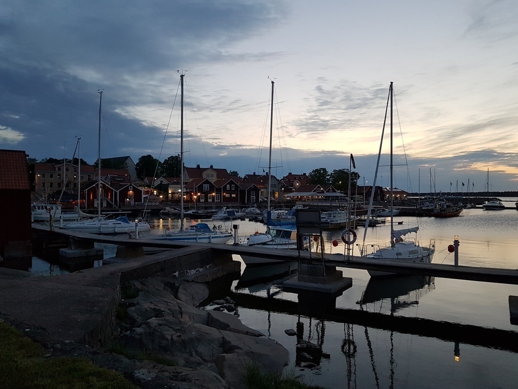 the harbour in Öregrund