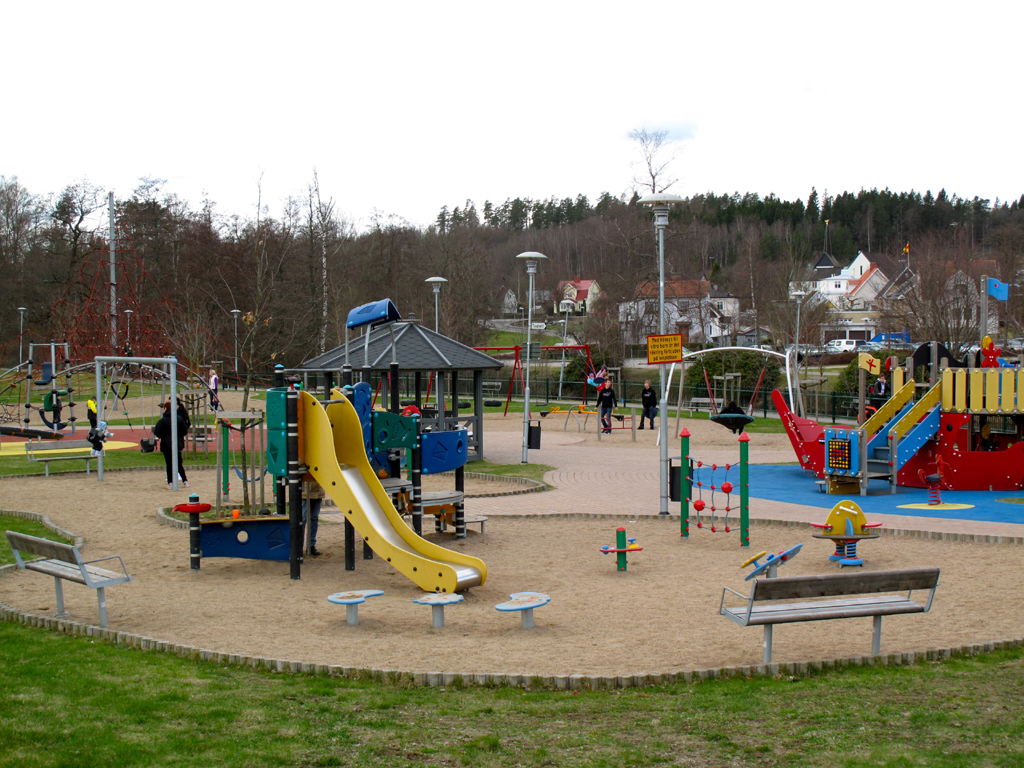 The large playground in nearby Olofström. Things to do for children of all ages.