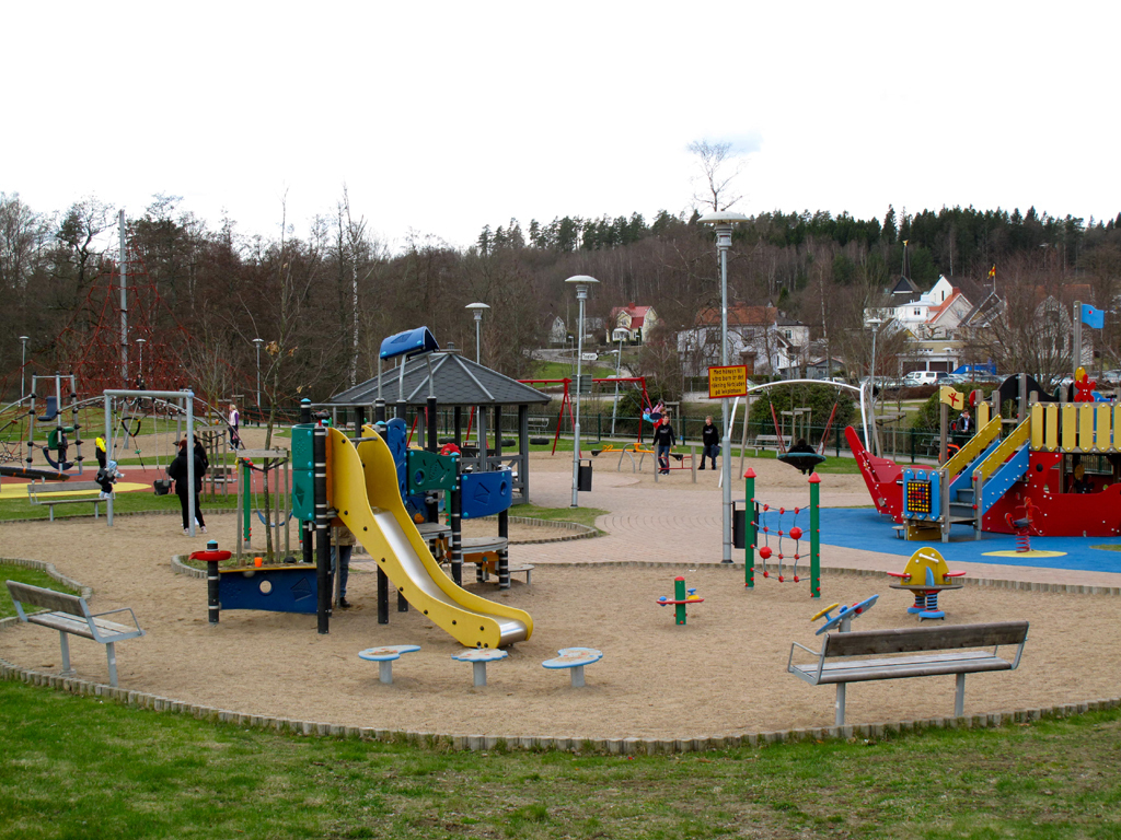 The large playground in nearby Olofström. Things to do for children of all ages.