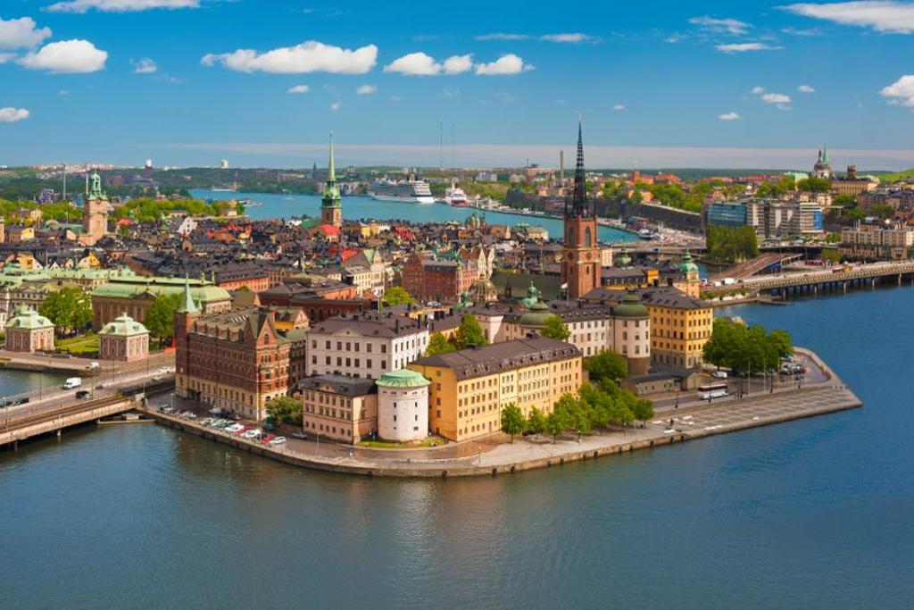 Stockholm, the capital of Sweden, within an hour from Strängnäs.