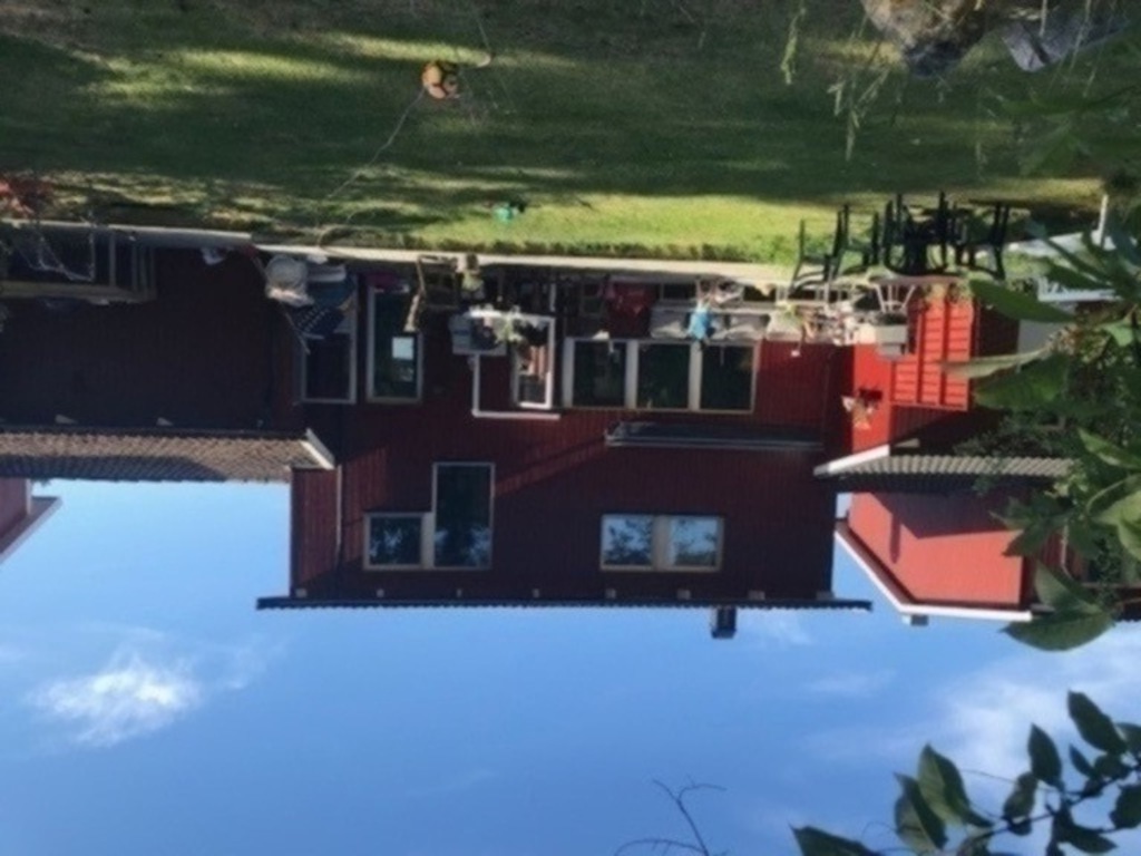 House seen from garden