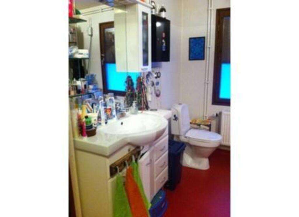 One of the bathrooms