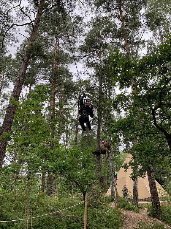 Upzone adventure park 1 hour drive from our house