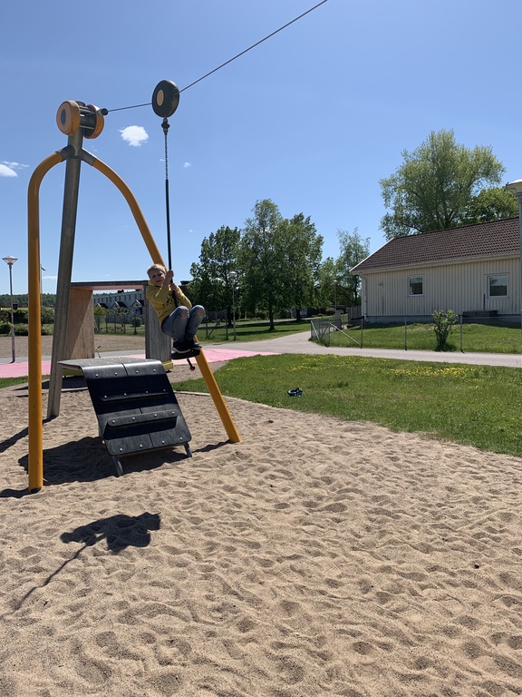 Playground 5 min walk from our house