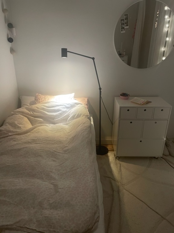 One of the bedrooms has a balcony towards the garden. The garden is free for everyone in the house to use.