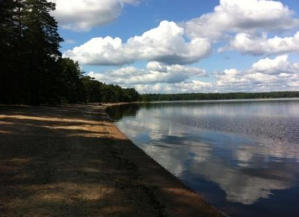 The closest beach at our summerhouse.