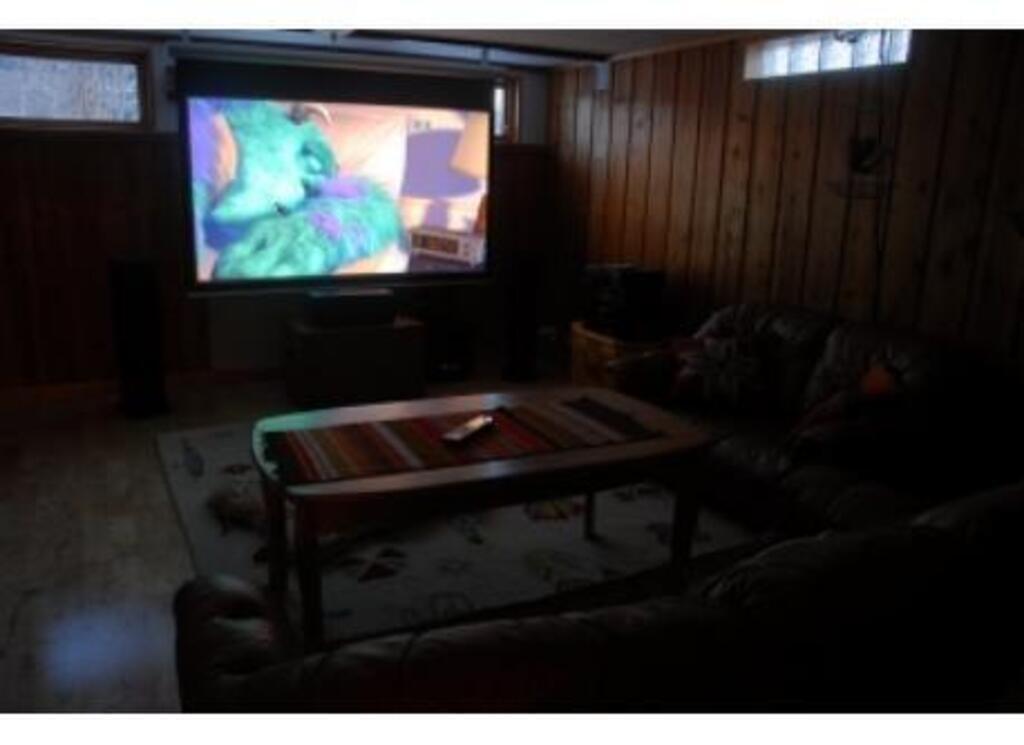 Home cinema can also be used as sleeping area for teenagers...