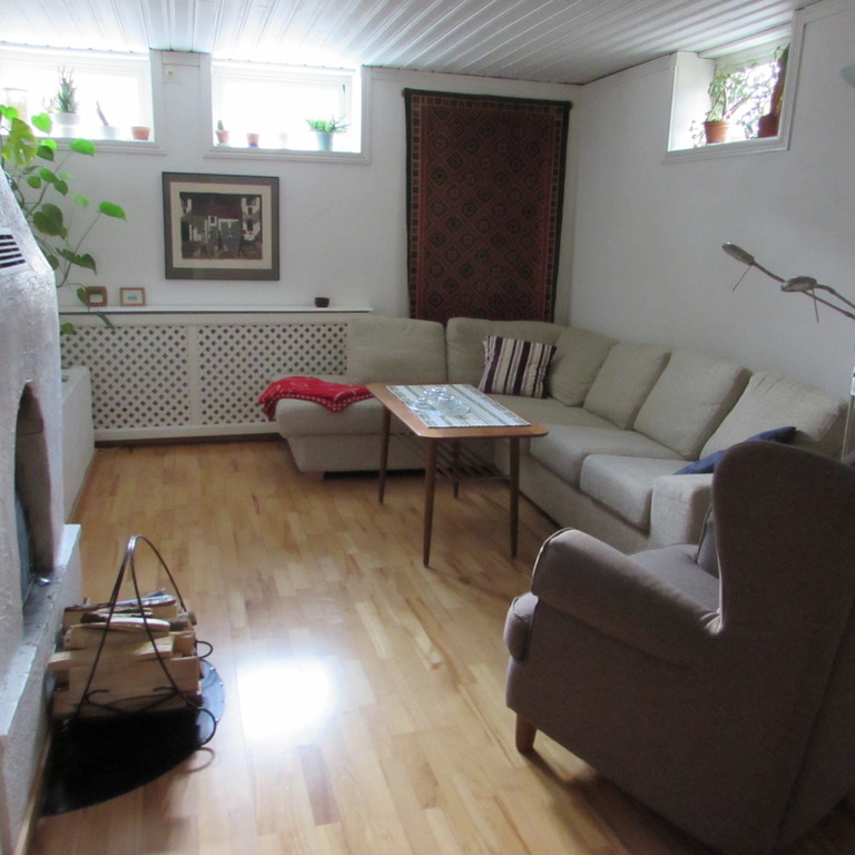 Second livingroom with fire place