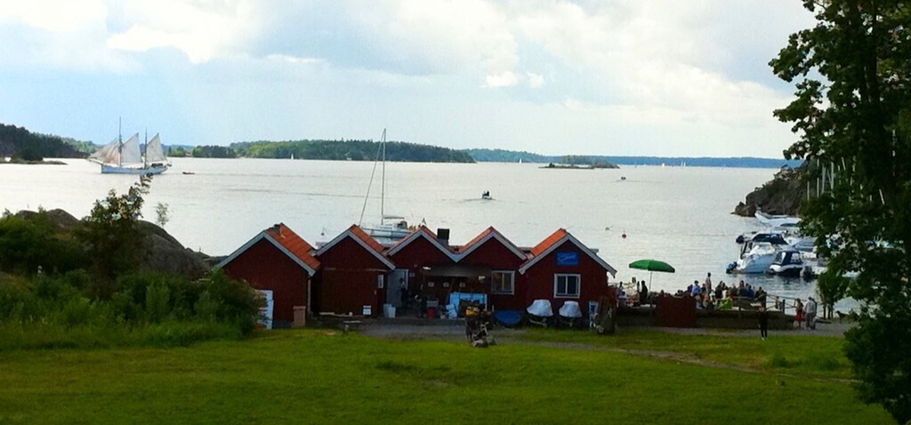 The island Grinda in the Stockholm Archipelago. Easily accessed by boat from Nybrokajen. 