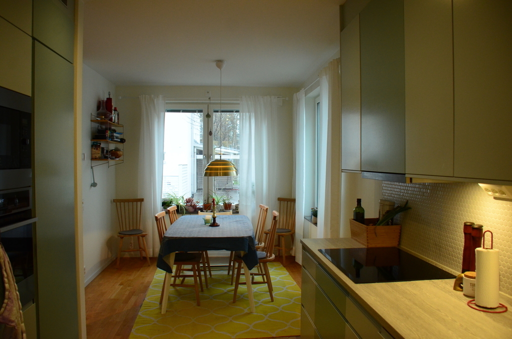Large, open space kitchen