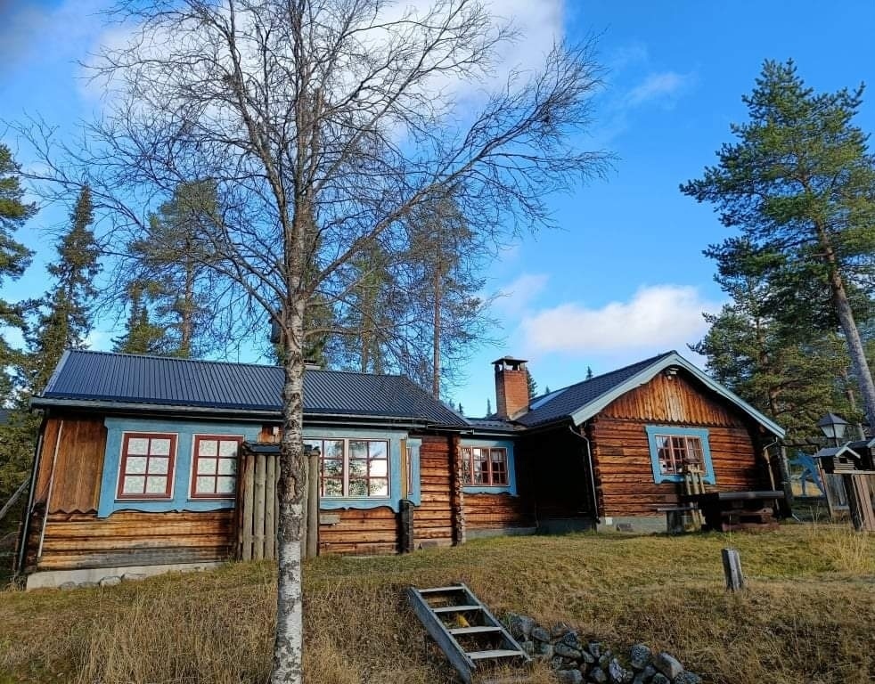 The cottage seen from the garden.