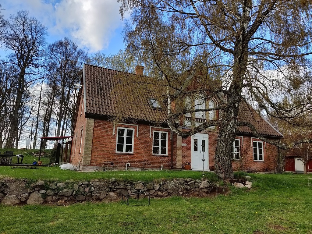 Our home is a charming 19th century brick house.