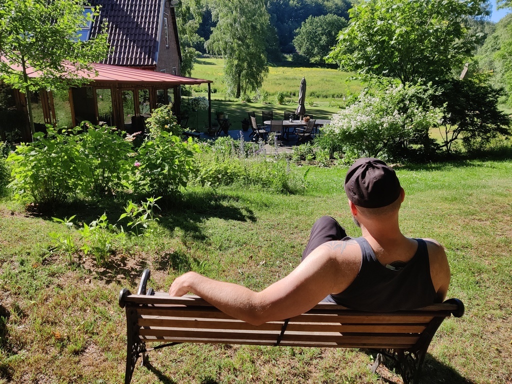 View from the backside of the house. 