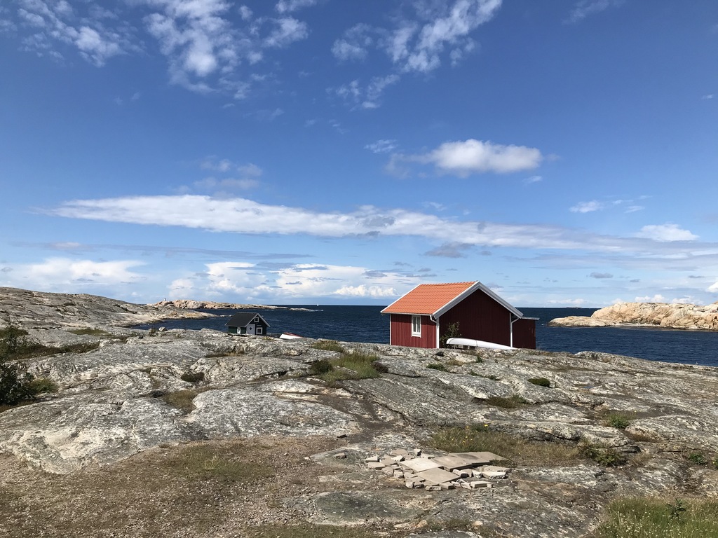 Bohuslän, on the west coast of Sweden north of Gothenburg, with beautiful scenery. 