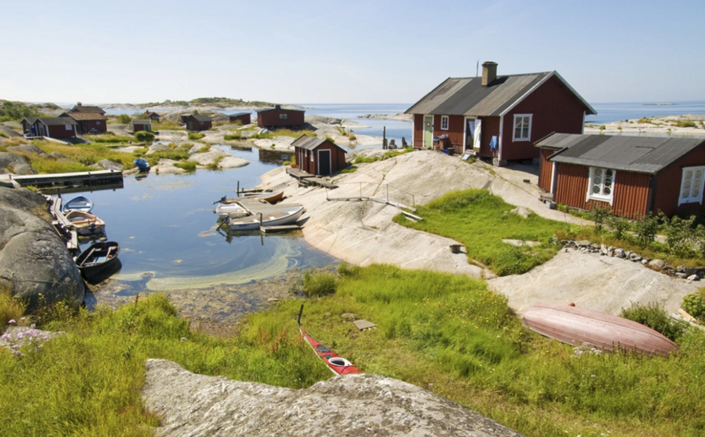 Rödlöga, one of hundreds of islands in the Stockholm archepelago.