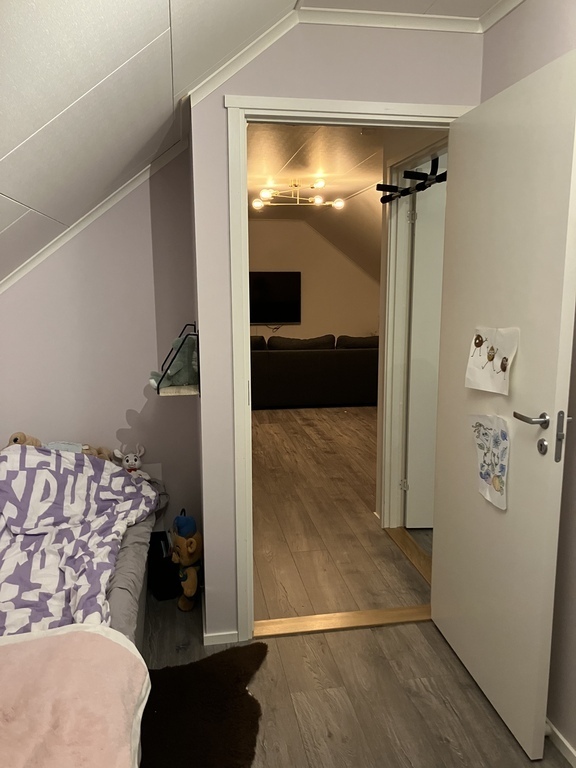 One of two rooms upstairs