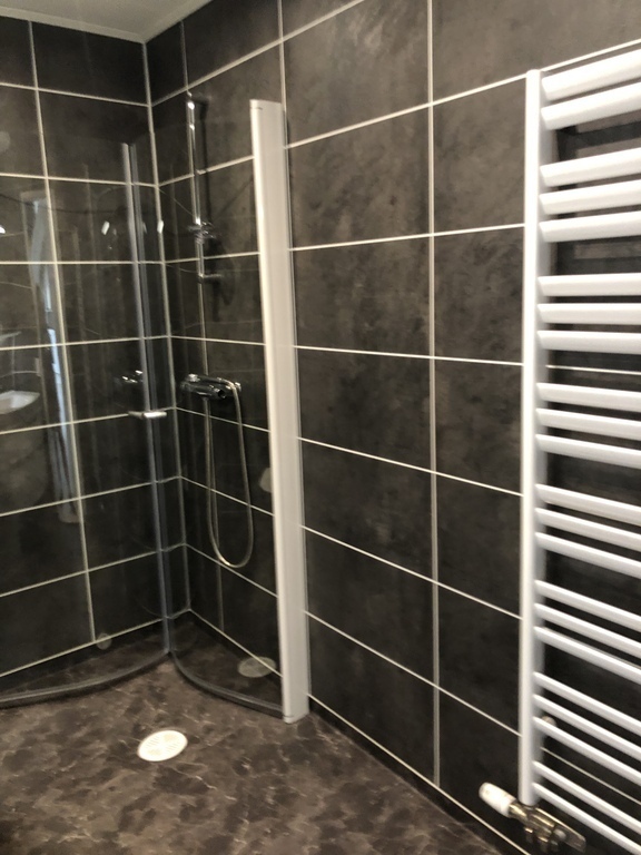 Bathroom with a shower