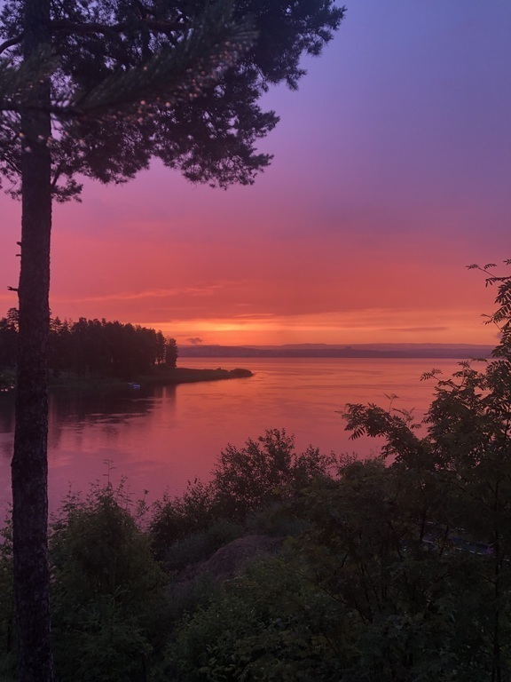 Very early in a summer morning