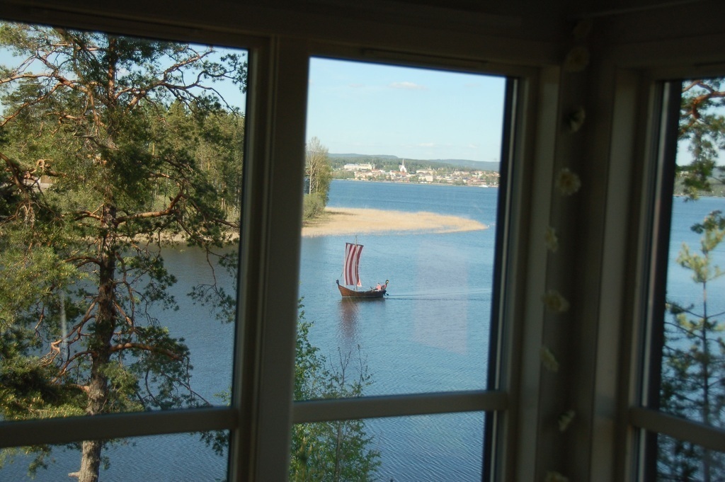 A viking visiting our bay