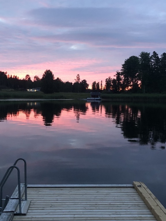 Why not take a night swim from the jetty