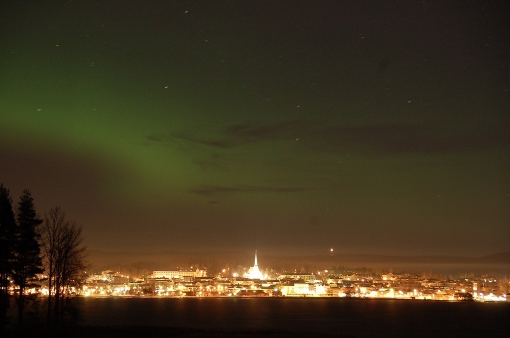 Northern light over Arvika