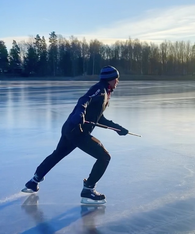 Lot´s of skating opportunities in the winter