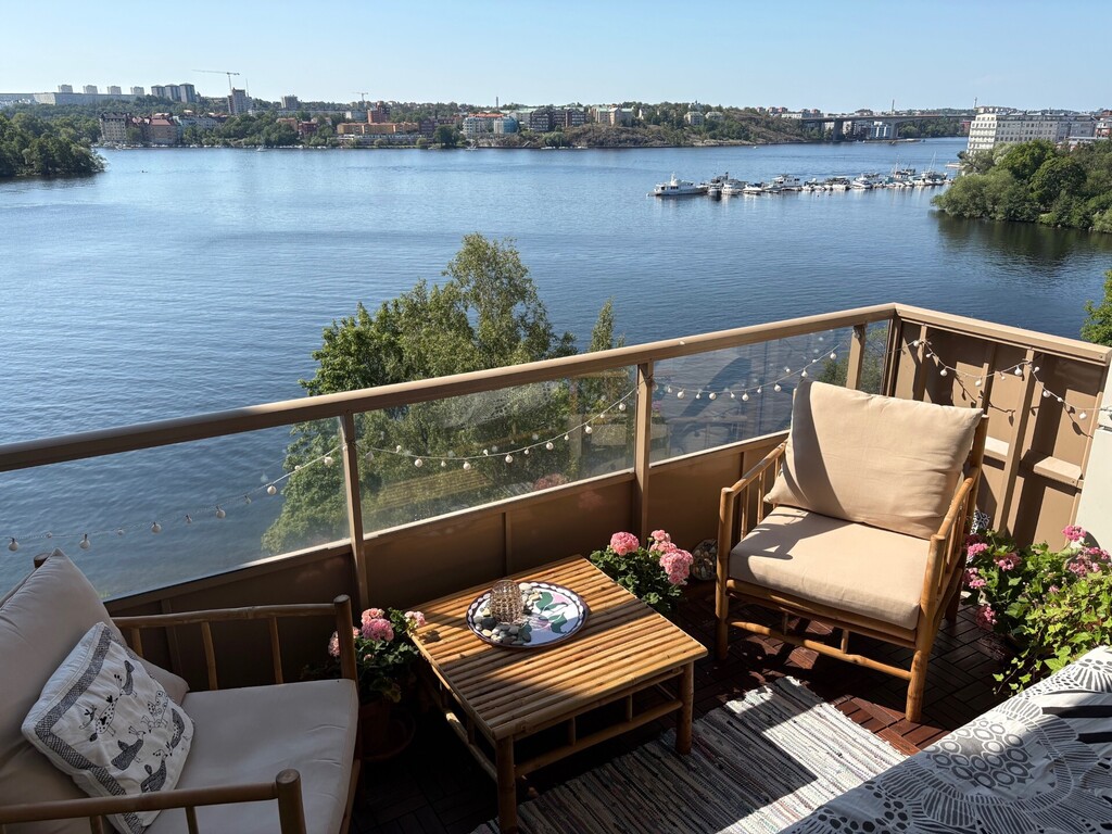 Summer balcony with seaview