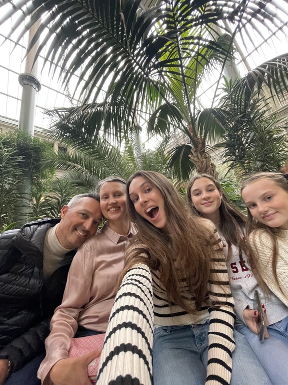 The five of us: Andreas, Susanna, Selma (16), Ida (13) and Aini (10).