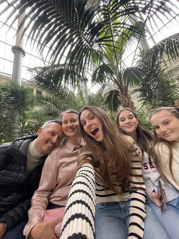 The five of us: Andreas, Susanna, Selma (16), Ida (13) and Aini (10).