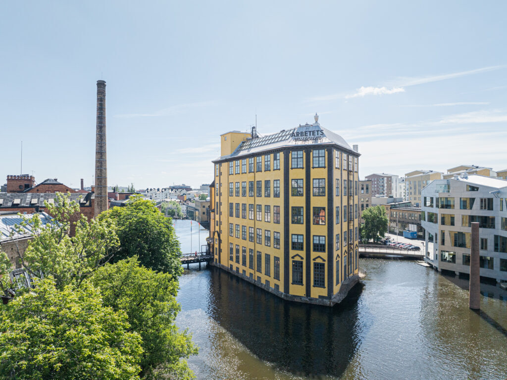 The working museum, one of the buildings and attractions in the industrial landscape 