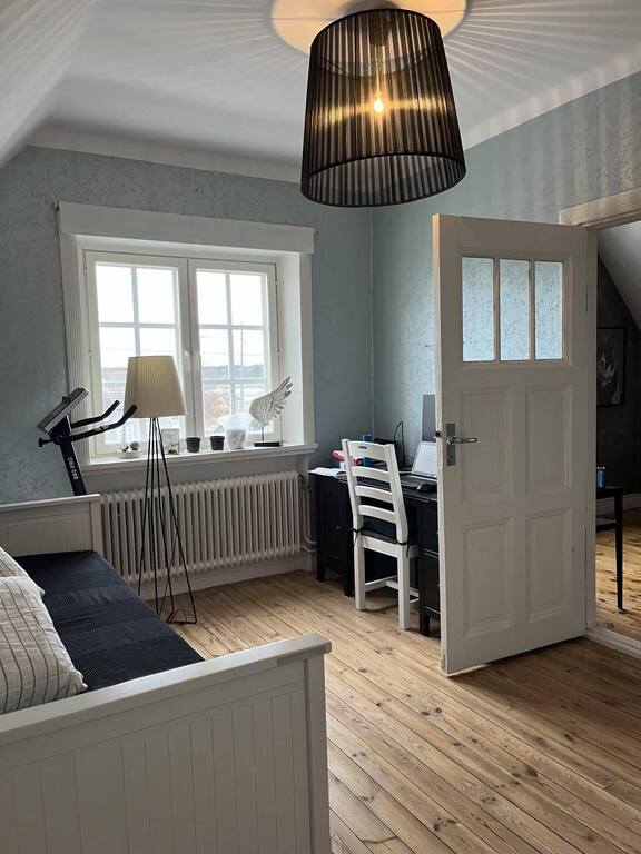 guest room upstairs, sofa bed for two